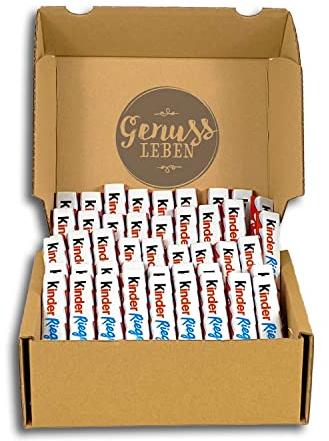 Genussleben® Schokoriegel Box 1500g – Milchcreme Riegel einzeln verpackt | Ideal zum Teilen & Verschenken | Große Vorratsbox | Praktisch für unterwegs | Beliebte Sorte