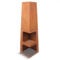 Casa Mia Tempo Wood-Burning Chiminea - Industrial-Look Patio Heater with Square Design for Garden