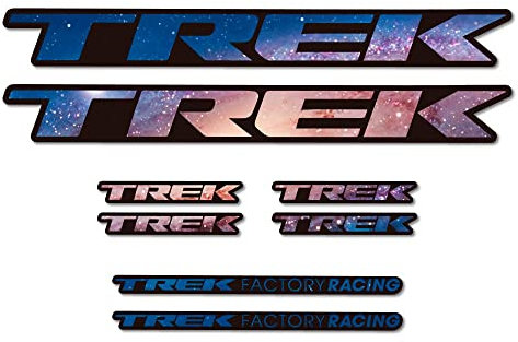 STAR SAM Adesivi Compatibili con quadro bici Trek Factory Racing Galaxy Space Blue Galaxy 1 CMT