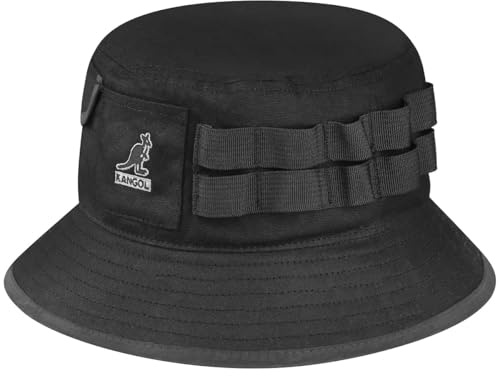 Kangol Waxed Utility Bucket Baumwollhut Stoffhut Anglerhut Sommerhut Sonnenhut Damen/Herren - Sommer Frühling-Sommer