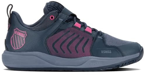 K-Swiss Women's Ultrashot Team Tennis Shoe, Orion Blue/Infinity/Carmine Rose, 6.5 UK