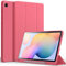 CACOE Custodia Cover Compatibile con Samsung Galaxy Tab S6 Lite 10.4 Pollici 2024/2022/2020 SM-P610N/P615N con Portapenne-Ultra Sottile con Cover Leggero Supporto in Pelle PU Case，Anguria rossa