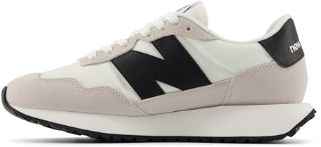 New Balance Women's 237 Sneaker, Sea Salt/Silver Birch/Black, 8.5 M