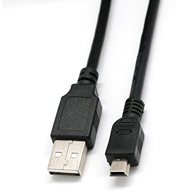 Tiuimk Cavo USB mini USB 2.0 da 5 m, per trasferimento dati PS3 controller o ricarica PSP