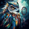 OfFsum 5d Diamond Painting Kits for Adults Owl Dream Catcher 12 Full Drill Diamond Art Rhinestone Painting with Diamonds Pictures Arts and Crafts for Home Wall Decor