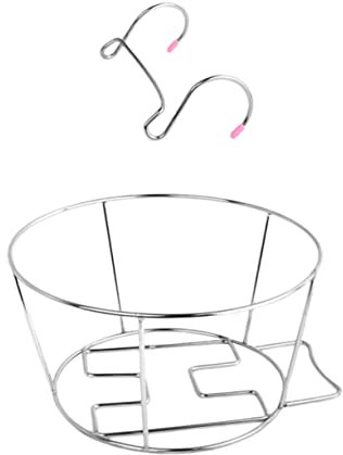 BESPORTBLE Support De Fleurs Acier Inoxydable Porte-Pots Pratique pour Balcon Et Intérieur Étagère Décorative pour Fleurs Et Plantes Suspendues