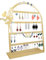 Présentoir Boucles d'oreilles, Doré Support Boucle d'oreille Porte Boucle d'oreille Rangement Boucle d'oreille