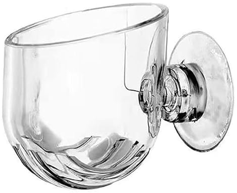 Birtern 4 Stück Aquarium Pflanzenhalter Mit Saugnap, Wasserpflanzentopf Aquarium Pflanzenhalter Glas Cup Topf mit Saugnäpfen Aquarium Deko, Aquarium Zubehoer Pflanzen für Fish Tank Decoration
