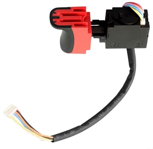 CNANRNANC Elektrisch Bohrschalter, Schalter für elektrische Bohrmaschine, Schalter für METABO SB12BL SB18LBL BS18LBLQ SSD12BL 343411770, Akku Bohrgeschwindigkeitsregelung Akku Schalter(1PC)