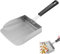 Palabra de comida para plancha, cucharada de plancha plana plana pala de comida para planchas 15 '' Smash de acero inoxidable hamburguesa espátula rasguño de plancha riade gran spátula de plancha par