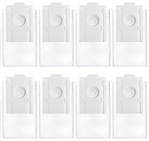 YanBan Lot de 8 sacs à poussière de rechange compatibles avec Samsung Jet Bot+, Jet Bot Al+ Robot aspirateur Dirty Bag, pièces de rechange VCA-RDB95