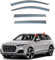 LUlude Auto-Windabweiser für Audi Q7 MK2 4M 2016 2017 2018 2019 2020 2021, halten Ihr Auto bei Regen belüftet, reduzieren Windturbulenzen, verbessern das Fahren