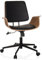 hjh LIVING Bürostuhl mit Holzverschalung CENCA II Kunstleder-Bezug, Drehstuhl mit Armlehnen, Industrial-Look, höhenverstellbar, Schwarz