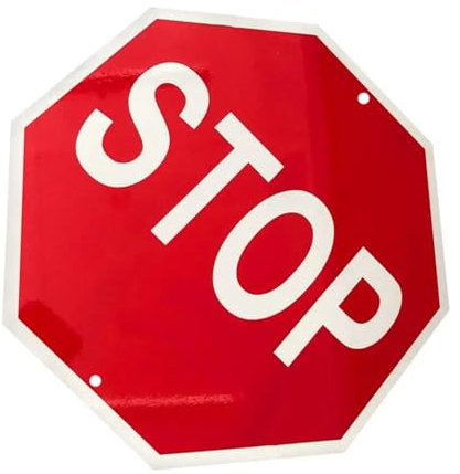 WLIHDB Cartello di Sicurezza Segnaletica Stradale Segnale di Stop Riflettente Pannello in Alluminio Segnale di Avvertimento Segnaletica Stradale Segnaletica Stradale