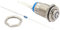 1 pz 12 mm 2 pin interruttore a pulsante autobloccante in metallo LED blu piccolo interruttore impermeabile con resistenza 220 V