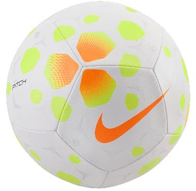 Nike Pitch HV6249-102 Football White/Volt/Hyper Crimson, 4
