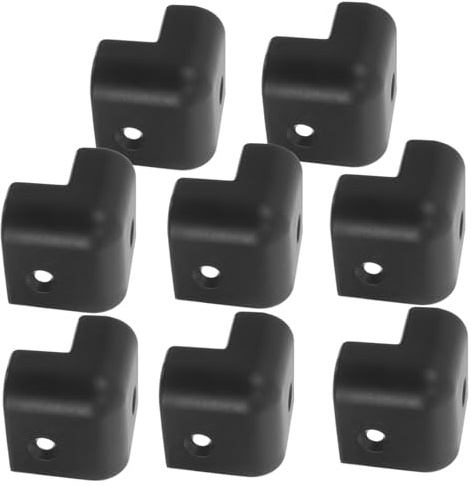 LIGIGWASH 8pcs Plastic Speaker Corner Protectors for Guitar Amplifiers Wear Resistant Plastic Guards Prevent Speaker Damage Easy to Install Amplifier Corner Covers for Sound Equipment