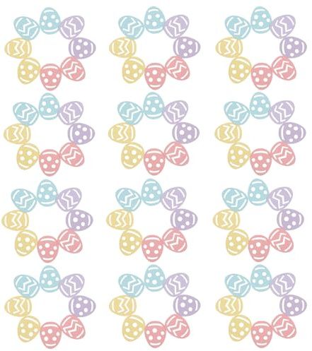 MAGICLULU 100 Stück Buntes Konfetti Frühlings-Tischdeko Papierstreu Deko für Party Geburtstag Hochzeit Vielseitig Einsetzbar Einfache Anwendung Farbenfrohe Hasen Eier Streudeko