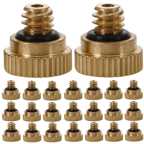 30pcs 0.3mm Garden Bewässerungs Messing Misting Sprühdüse Kühlung Befeuchtung Sprinkle