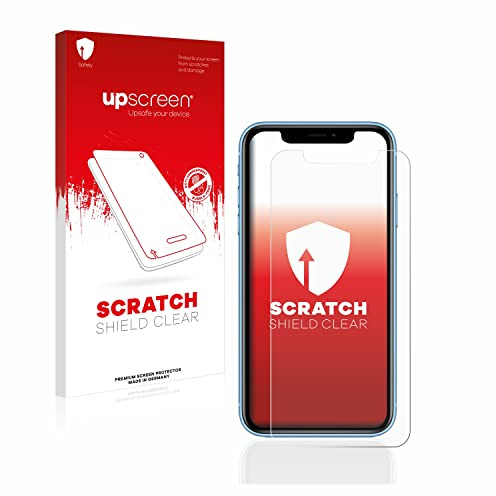 upscreen Schutzfolie für Apple iPhone XR / 11 – Made in Germany, Kristall-klar, Kratzschutz, Anti-Fingerprint