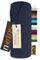 npluseins Doppelpack Jersey Nackenrolle-Kissenbezug - Uni Kissenhülle 1389.1908, ca. 40 x 15 cm, Navy