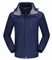 CAMEL CROWN Herren Skijacke 3 in 1 Wasserdicht Winterjacke Schneejacke Winddicht Kapuze mit Innen Warm Fleece Mantel, Dunkelblau, 3XL