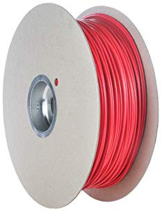 Glasseidenschlauch, Isolier-/Gewebeschlauch - Ø-innen 1,0 mm / 10 m Abschnitt rot | Isolierklasse F 155°C