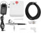 Kit de aerógrafo Compresor Kit de cepillo de aire Paint Gun Kit completo de compresor de aire para hacer pasteles Proyectos artesanales Modelo de tatuaje Kits de plástico Blanco (EU Plug 110-240V)