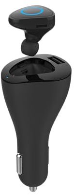 K1 Casque Bluetooth avec Chargeur Allume-Cigare et Matz Traveler K1