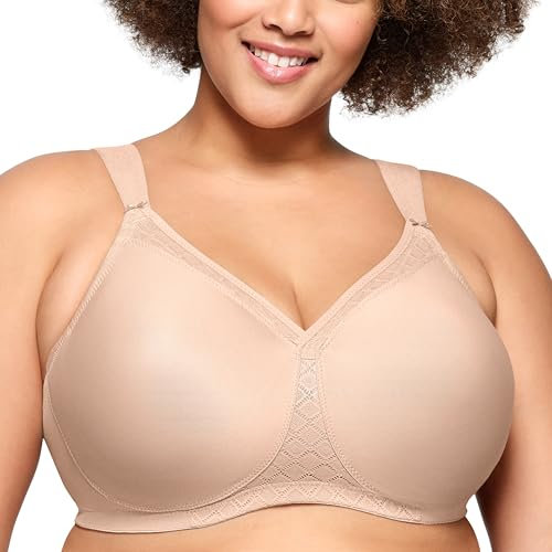 Glamorise MagicLift Seamless T-Shirt Wirefree Bra 1080 (Women's & Women's Plus)