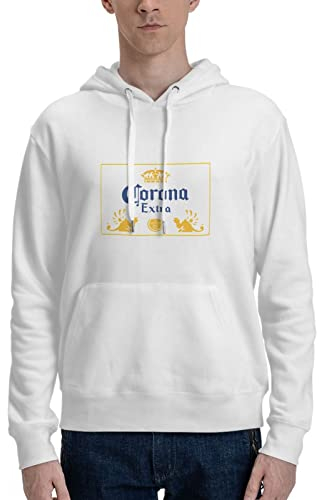 DJNGN Kompatibel mit Corona Herren Pullover Extra Hoodies Langarm Lässig Sport Sweatshirt Winter Warmes Top mit Tasche für Männer Frauen Teenager Geschenk