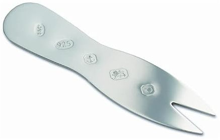Hallmarked Sterling Silver Chip Fork
