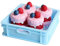 Folpus Fruit Basket Figures, Simulation Kitchen Scenes Set, Miniature Dollhouse Accessories for DIY Models, Raspberries