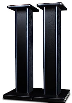 Ddasam Pieds Enceintes HiFi(80cm) Enceinte Pied denceinte Lot de Support Haut Parleur Pieds Supports for Enceintes Surround Étagère Sol Étagère Son Support Audio en Bois Massif