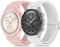 Tovimall Uhrenarmband für Omega X Swatch MoonSwatch Speedmaster, Nylon, geflochten, 20 mm, Rosa