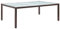 BaraSh Garten-Esstisch Braun 200x150x74 cm Gartentisch Wetterfest Garten Esstisch Outdoortisch Gartentische FüR DraußEn Rattan