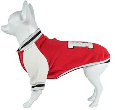 IZOCOOL - Hundepullover Fleece Hundepullover Groß Hunde Sweatshirt, Warm und Leicht, Leicht zu Tragen (Rot, M)