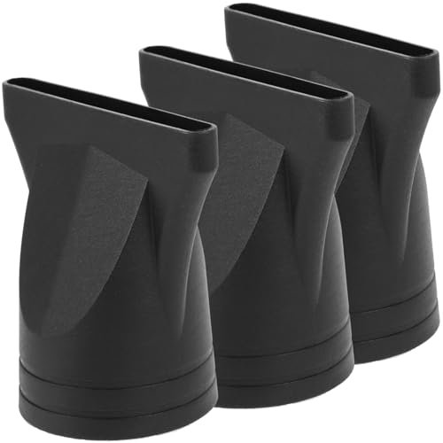 PACKOVE 3 Stück Haartrockner Diffusor Düse Schwarz Nylon Föhndüse Ersatz Styling Zubehör Für Haartrockner Außendurchmesser 1.71–1.77 Zoll Für Salon Und Zuhause