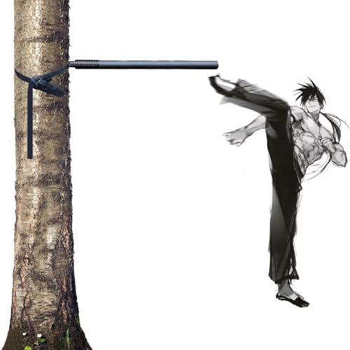 Uomo di Legno Wing Chun Manichino con Braccio a Molla Wing Chun da 60 cm, Semplice Dispositivo per L'allenamento del Wing Chun per Arti Marziali, Bersaglio Fittizio da Combattimento Portatile per Boxe