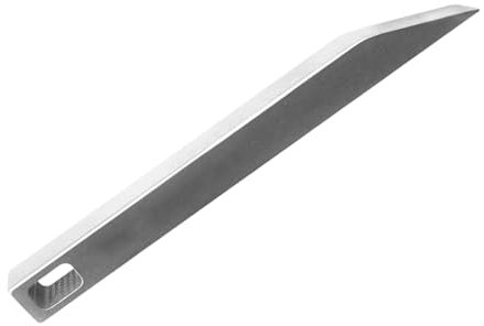 Barre de Biche en Acier Inoxydable Mini pied-de-biche Multifonction EDC Pocket Pry Bar Porte-clés Outil Portable pour Camping en Plein air