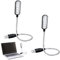 Lampe USB, Lampe Ordinateur Portable, Dimmable USB LED Light, 2 Pcs Lampe Ordinateur Portable, Lampe LED USB, Lampe USB Dimmable, LED Pour PC Portable, Lampe PC Portable, Lampe PC USB, Lampe Pour PC