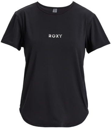 Roxy Damen Bold Moves 2.0 Mesh Tee T-Shirt, anthrazit, XL