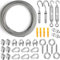 Samulee 15M 2mm Drahtseil, 304 Edelstahl Drahtseil Spanndraht, Stahlseil Ummantelt, Edelstahlseil, für String Light Suspension, Wäscheleine, Gardinenseil Kletterpflanzen