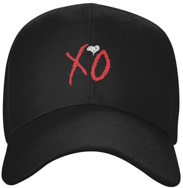 FANGQIYUAN YOUDE Xo The Weeknd Ajustable Baseball Cap Cotton Black