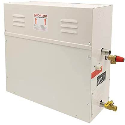 Generatore di vapore 1 5KW/18KW Bagno di sauna a vapore autoprodotto commerciale Spa for la casa di fumigazione bagnata for la pelle o beneficiario della casa o del commercio Flusso costante di vapore