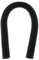 Tubo flessibile pieghevole per asciugacapelli, per toelettatura animali domestici, nero, M 38 mm