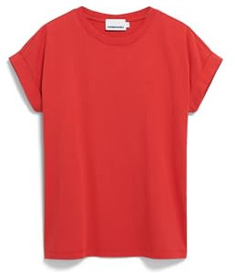 Damen T-Shirt aus Bio-Baumwolle IDAARA Loose Fit Coral Blush