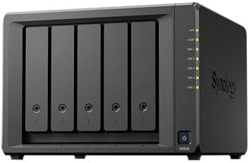 DiskStation DS925+ - NAS a 4 alloggiamenti con 2,5 GbE, espandibile a 9 alloggiamenti, cache SSD M.2 NVMe, backup ad alta velocità, sorveglianza e collaborazione, archiviazione e gestione dei dati