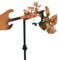 Handmade Metal Drummer Windmill Lustige Schlagzeuger Windrad Garten Windspinner, Percussionist Musikfiguren Und Statuen Gartenstecker Für Terrasse, Rasen, Hinterhof-Dekoration 32X15cm