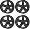 4x Dezent Felgen KG black 8.5Jx20 ET35 5x112 kompatibel mit Audi A4 A5 A6 A7 A8 Q5 Q8